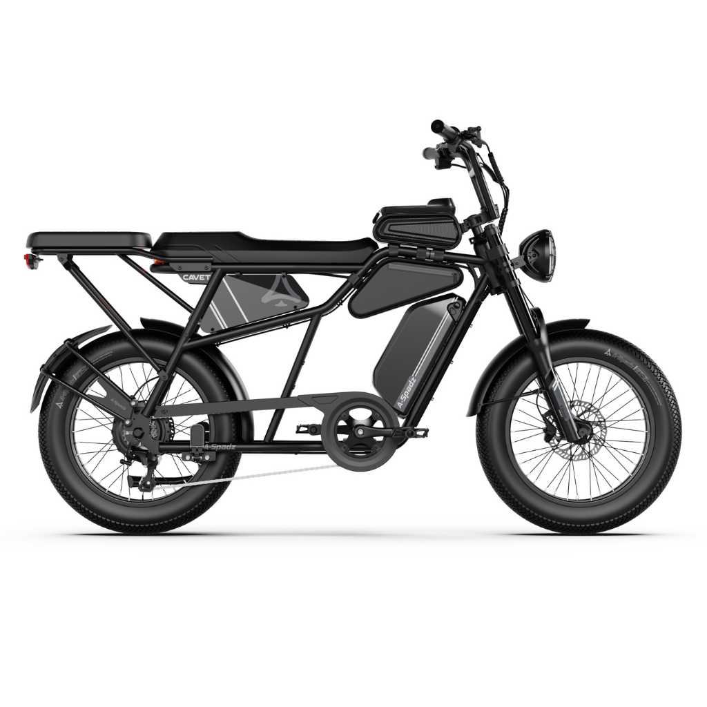 A-Spadz CAVET Air Plus | Zwart (incl. achterzitje & tasjes)A-Spadz CAVET Air Plus | Zwart (incl. achterzitje & tasjes)