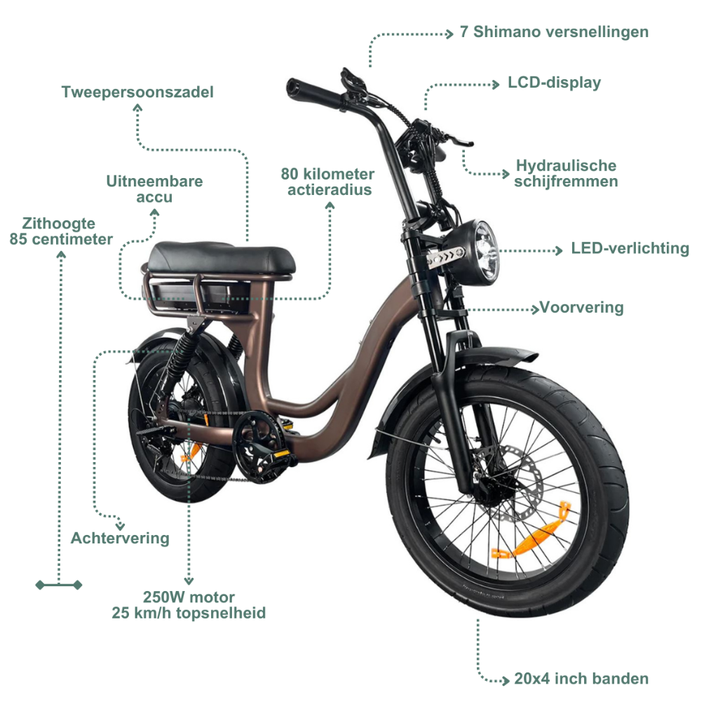 EB8 Fatbike - Koffie