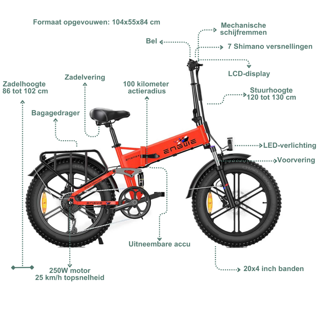 ENGWE Engine X - Rood