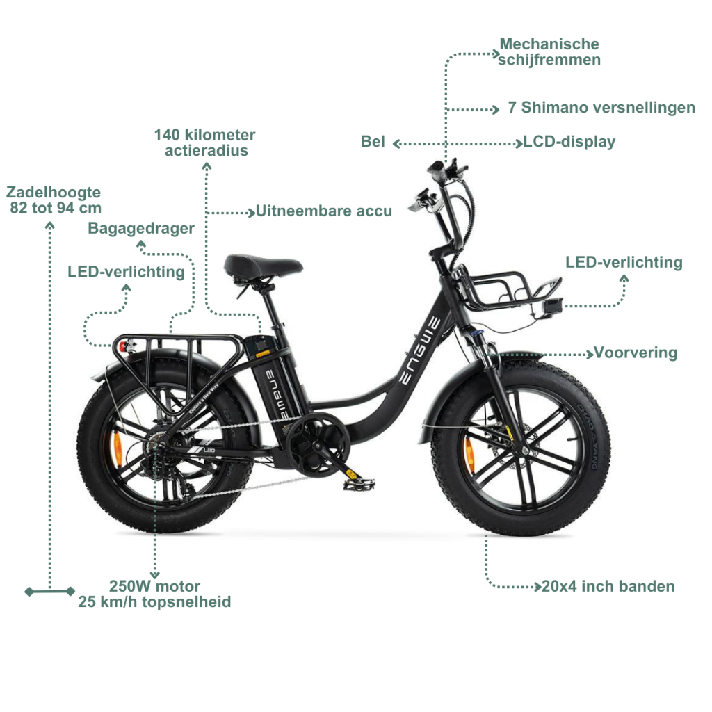 ENGWE L20 Family - Zwart