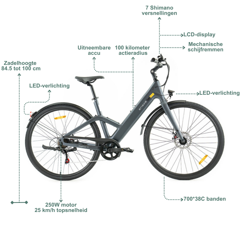ENGWE MapFour N1 Air ST - Grijs