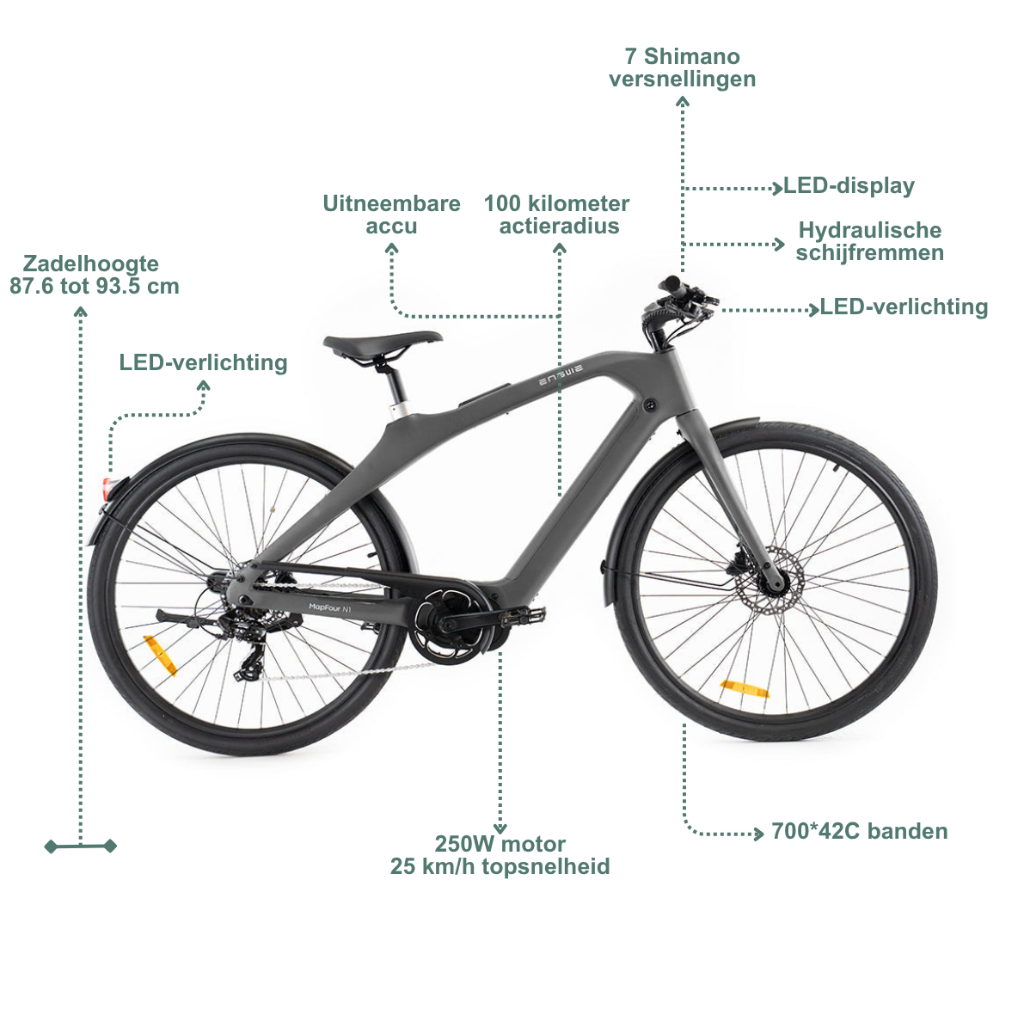 ENGWE MapFour N1 Pro - Grijs