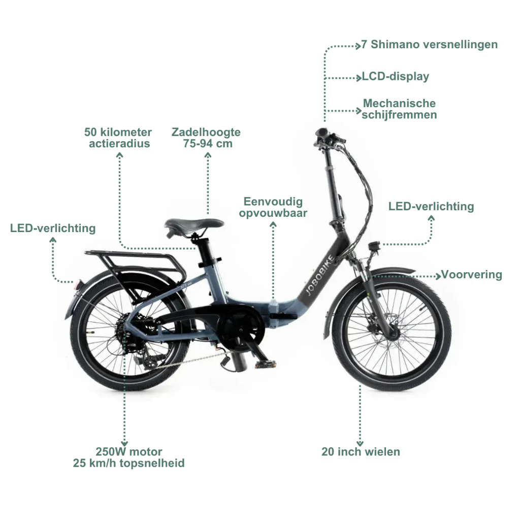 JOBOBIKE Ace - Zwart