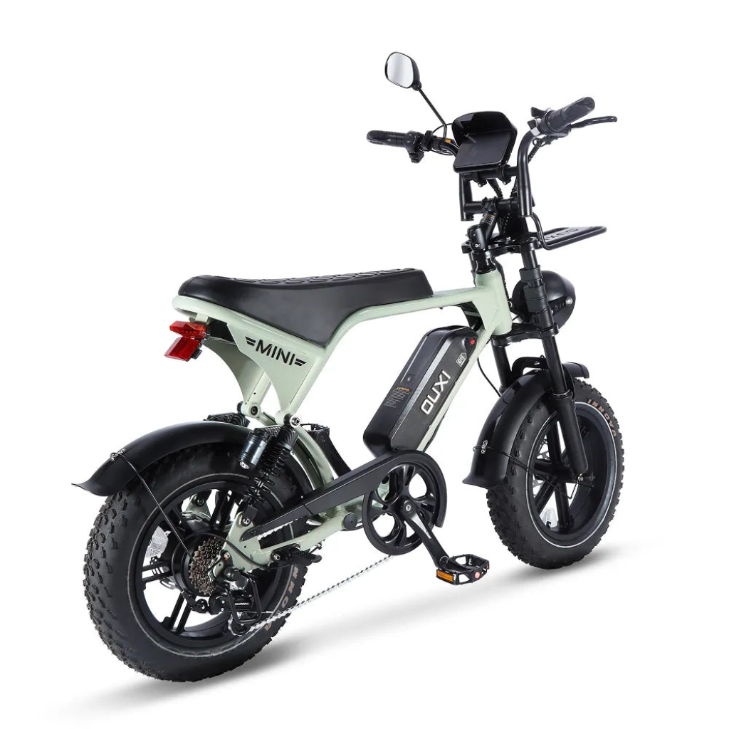 OUXI V8 Ultra Mini - Groen (incl. voetsteuntjes, voorrekje & alarm)OUXI V8 Ultra Mini - Groen (incl. voetsteuntjes, voorrekje & alarm)