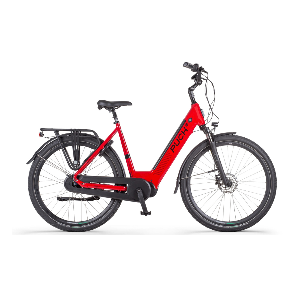 PUCH E-Modern N7 | Signal Red Glossy (Dames)