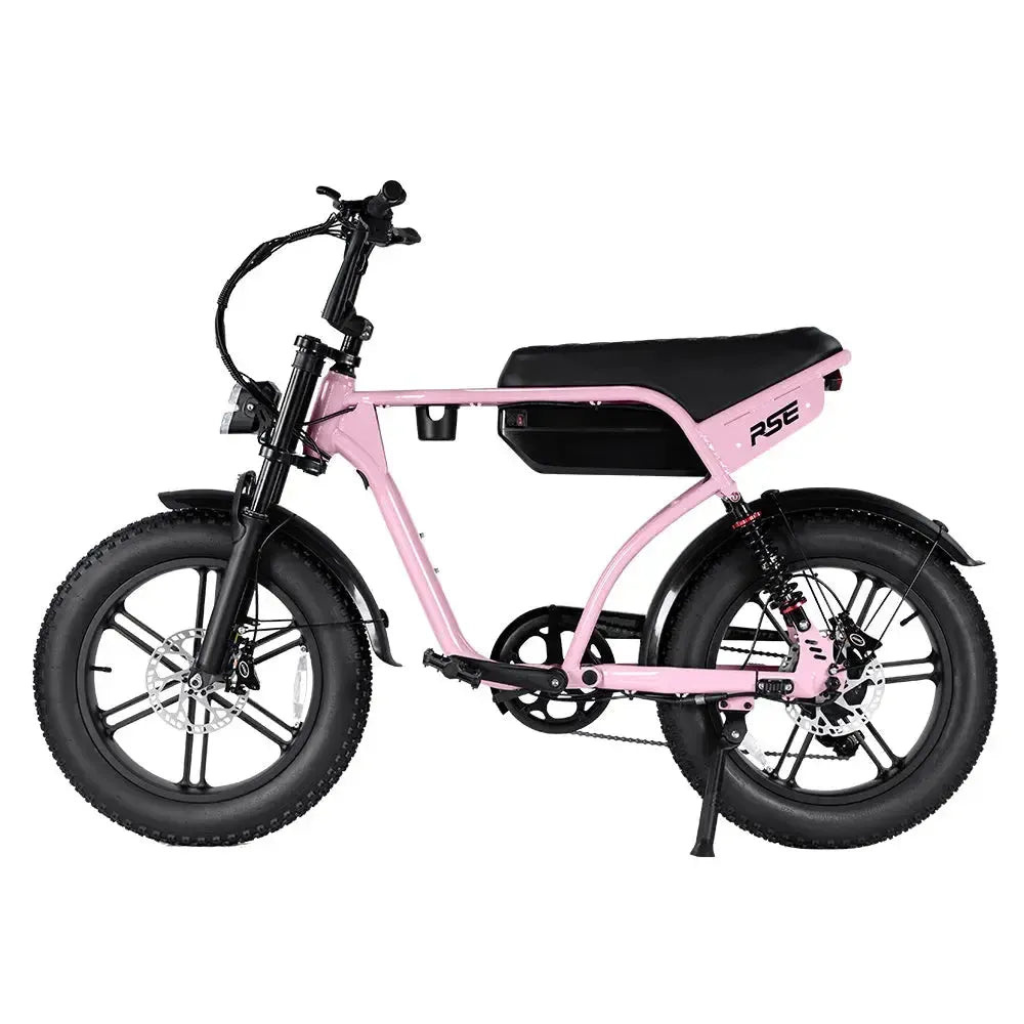 RSE Fatbike - Roze (incl. voetsteuntjes & alarm)
