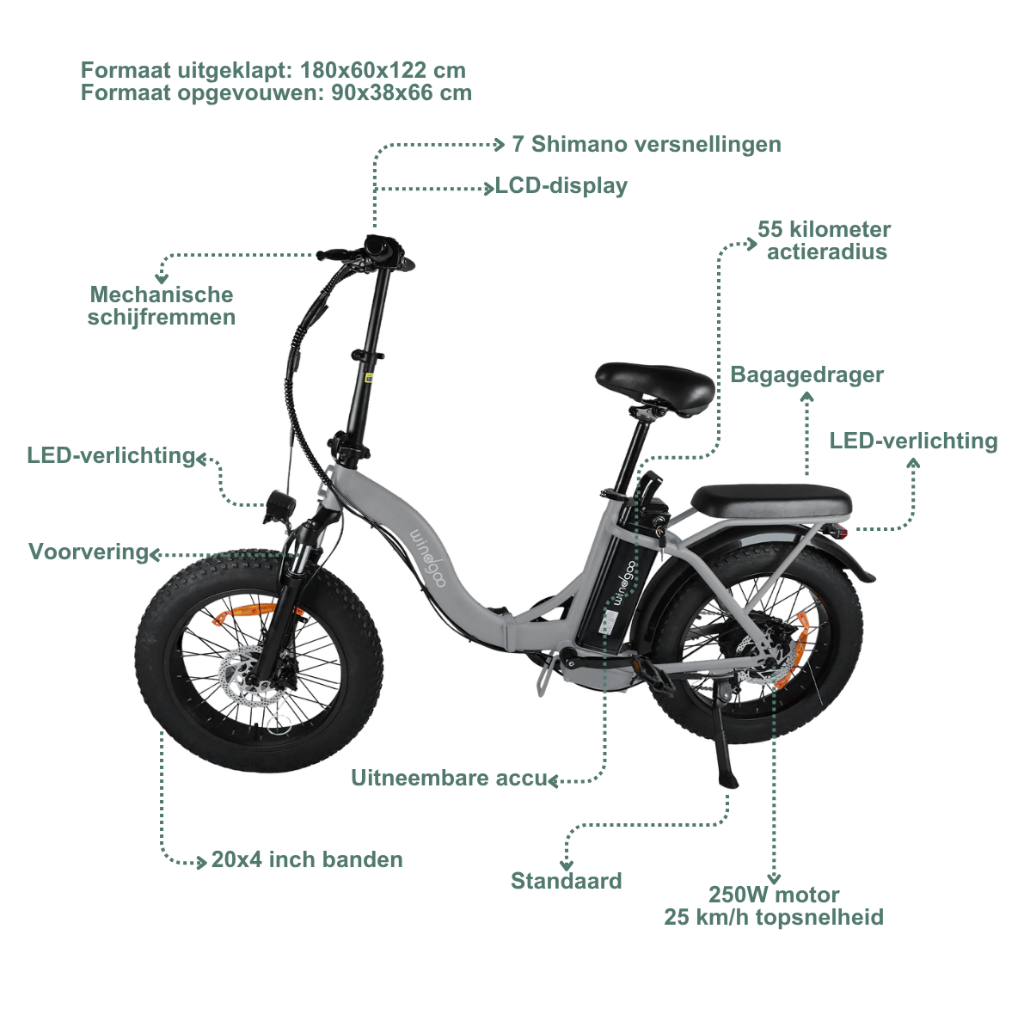 Windgoo E20 Pro - Lichtgrijs