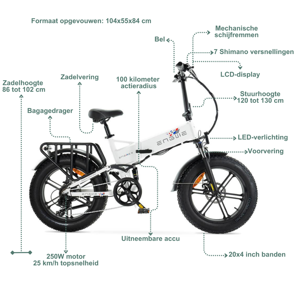 ENGWE Engine X  - Wit