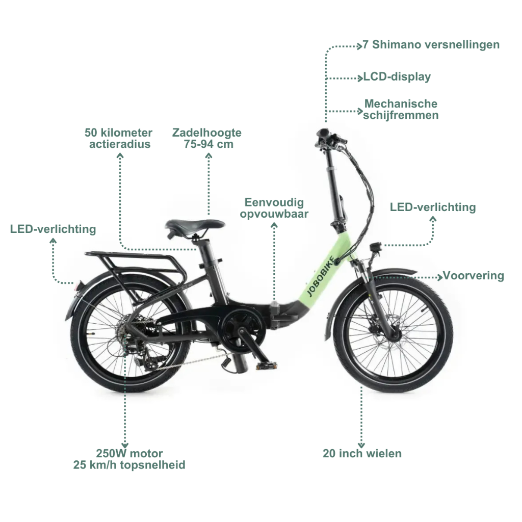 JOBOBIKE Ace - Groen