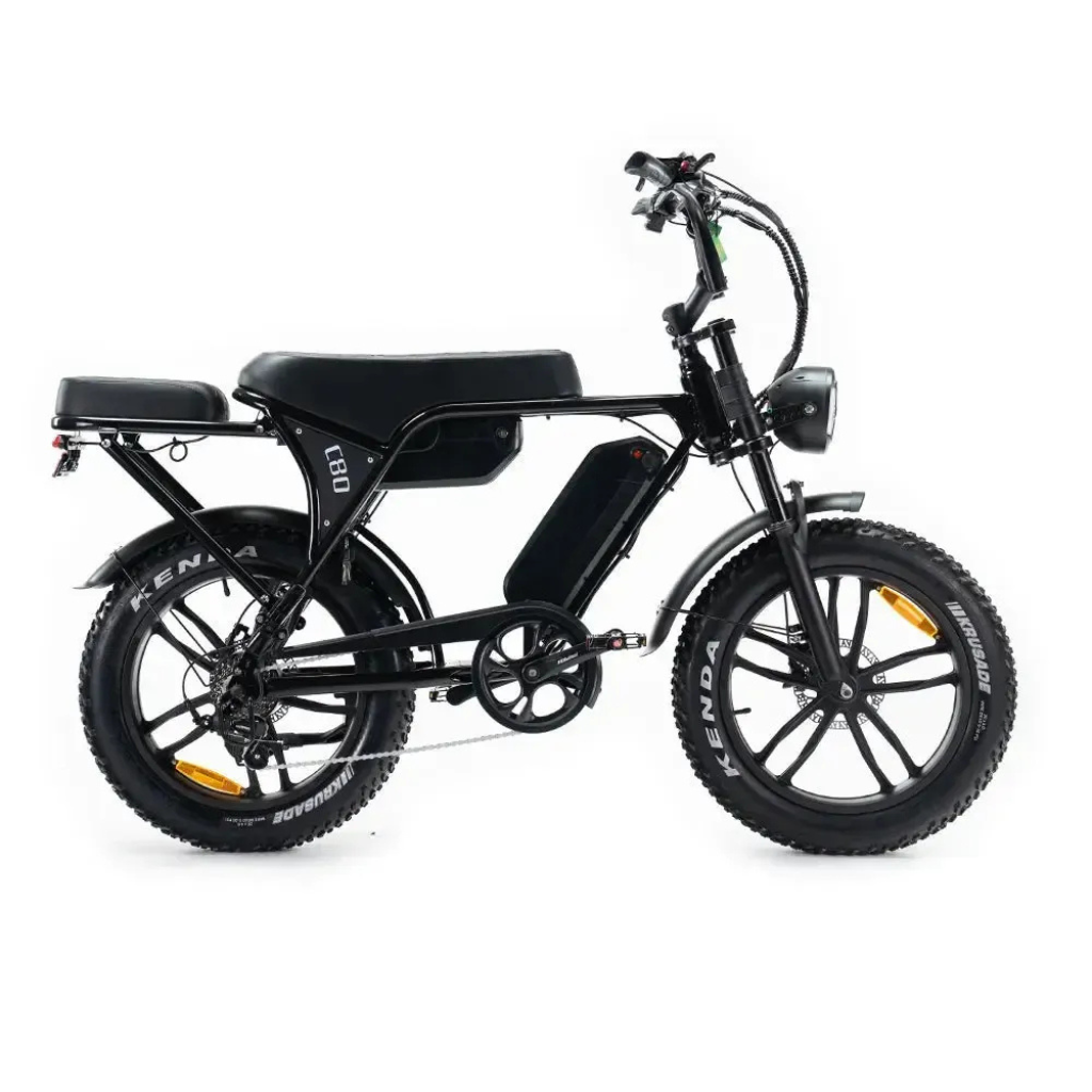 OUXI C80 Max - Zwart (dubbele accu, incl. achterzitje & alarm)