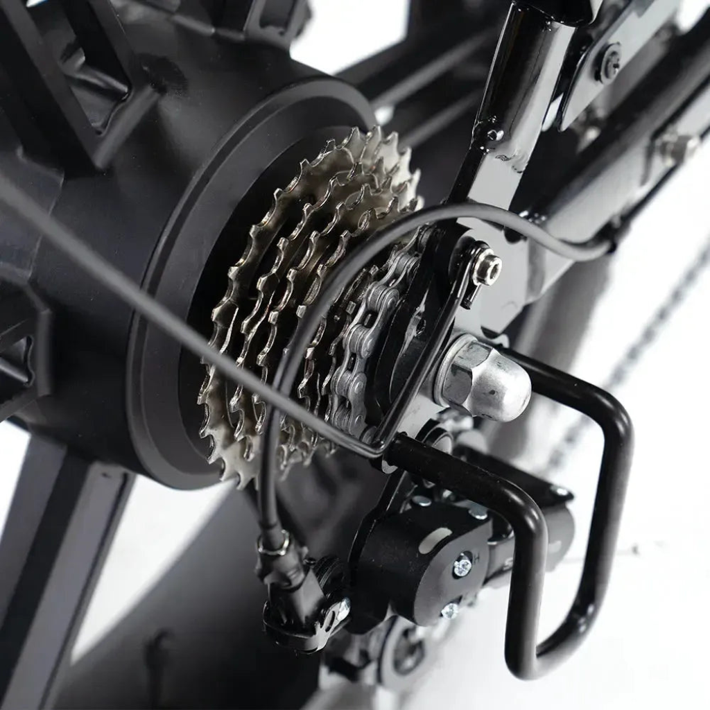 OUXI C90 - Zwart (incl. voetsteuntjes, voorrekje & alarm)