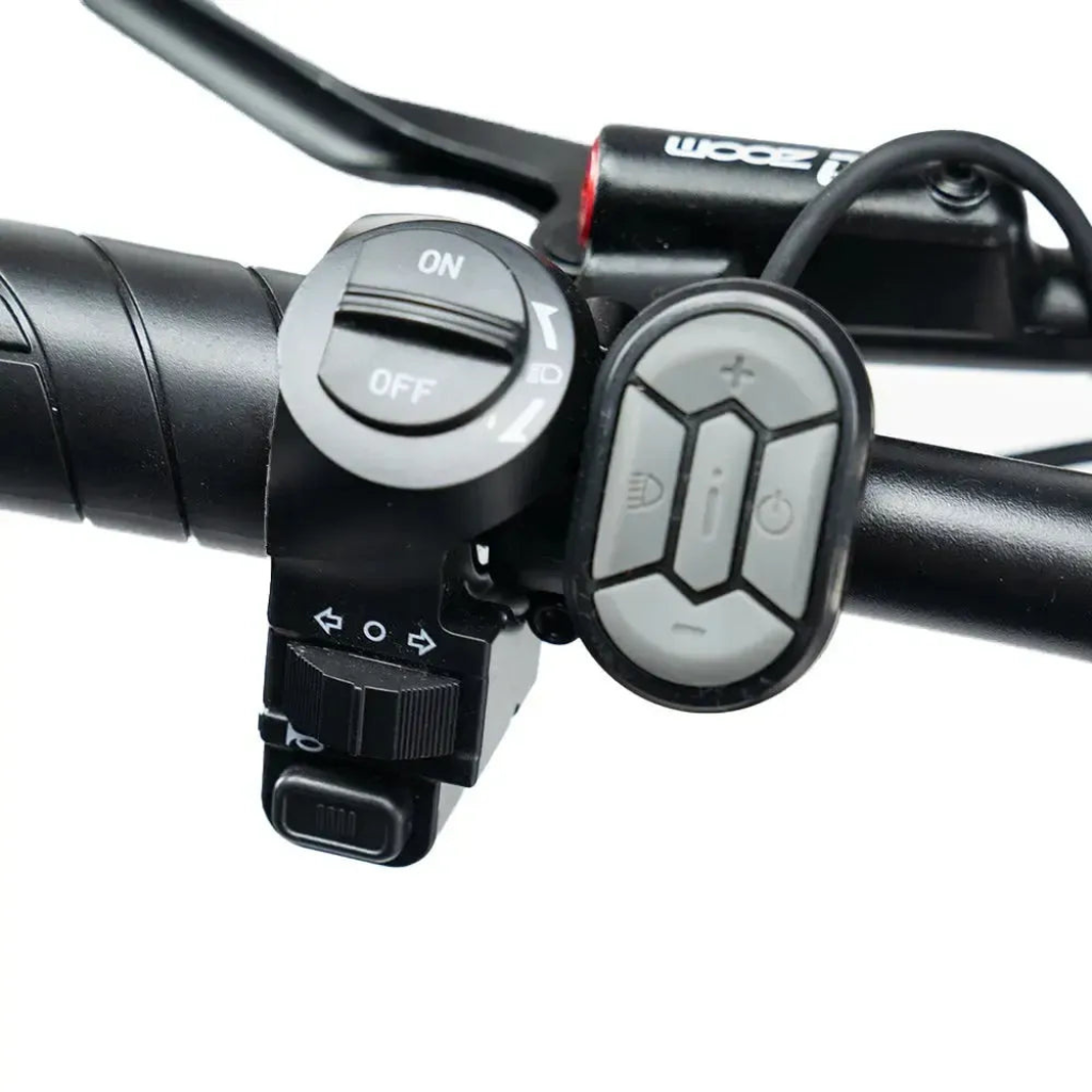 OUXI C90 - Zwart (incl. voetsteuntjes, voorrekje & alarm)