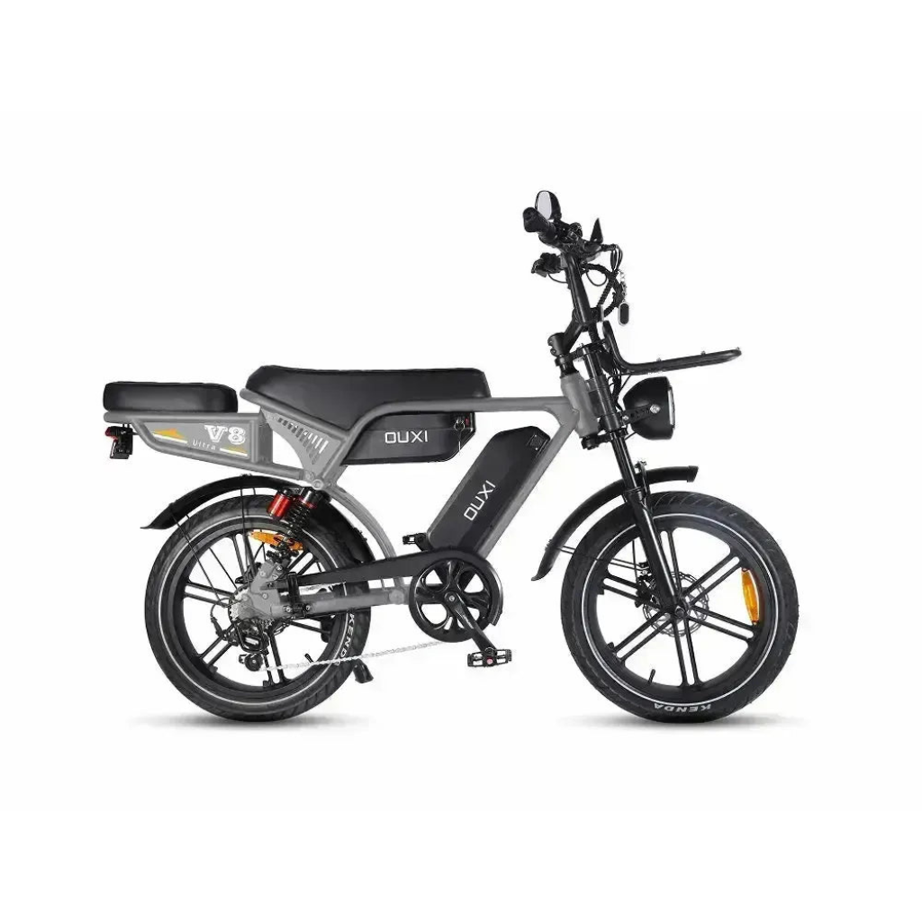 OUXI V8 Ultra Max - Grijs (incl. achterzitje, voorrekje & alarm)