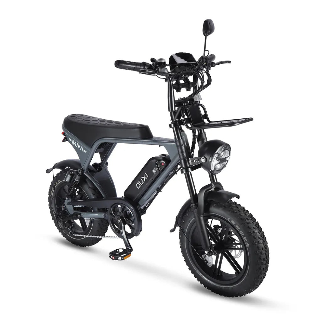 OUXI V8 Ultra Mini - Grijs (incl. voetsteuntjes, voorrekje & alarm)OUXI V8 Ultra Mini - Grijs (incl. voetsteuntjes, voorrekje & alarm)