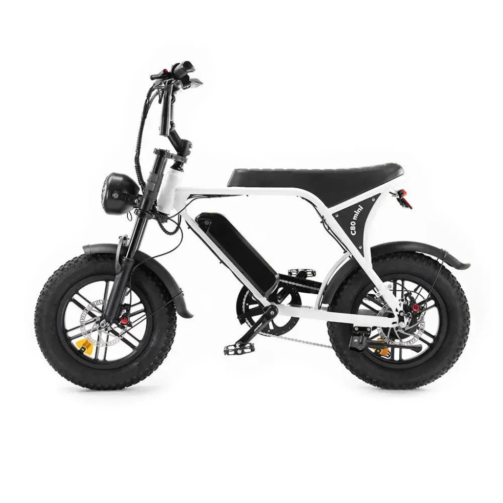 OUXI C80 Mini - Wit (incl. voetsteuntjes & alarm)