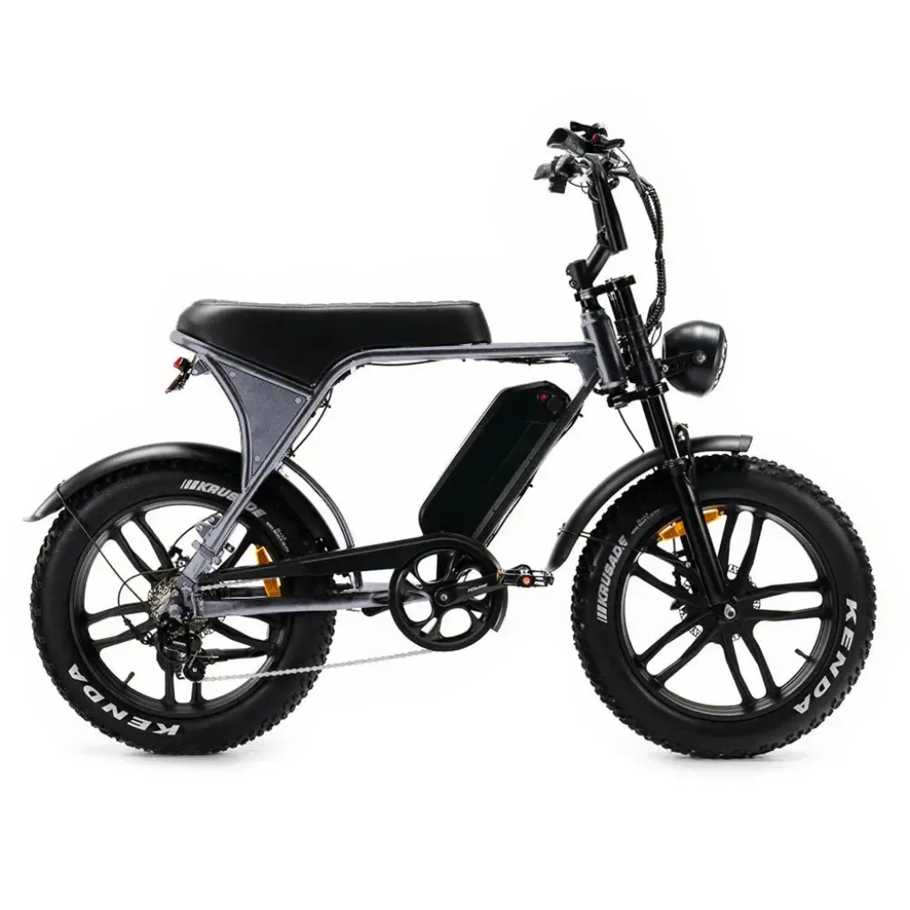 OUXI V8 - Grijs (incl. voetsteuntjes, achterzitje & alarm)