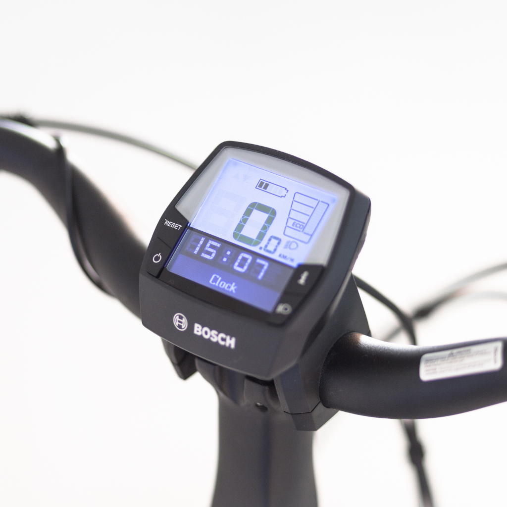 PUCH E-Maxi Belt Active Plus 500 | Blue Indigo Glossy (Dames)