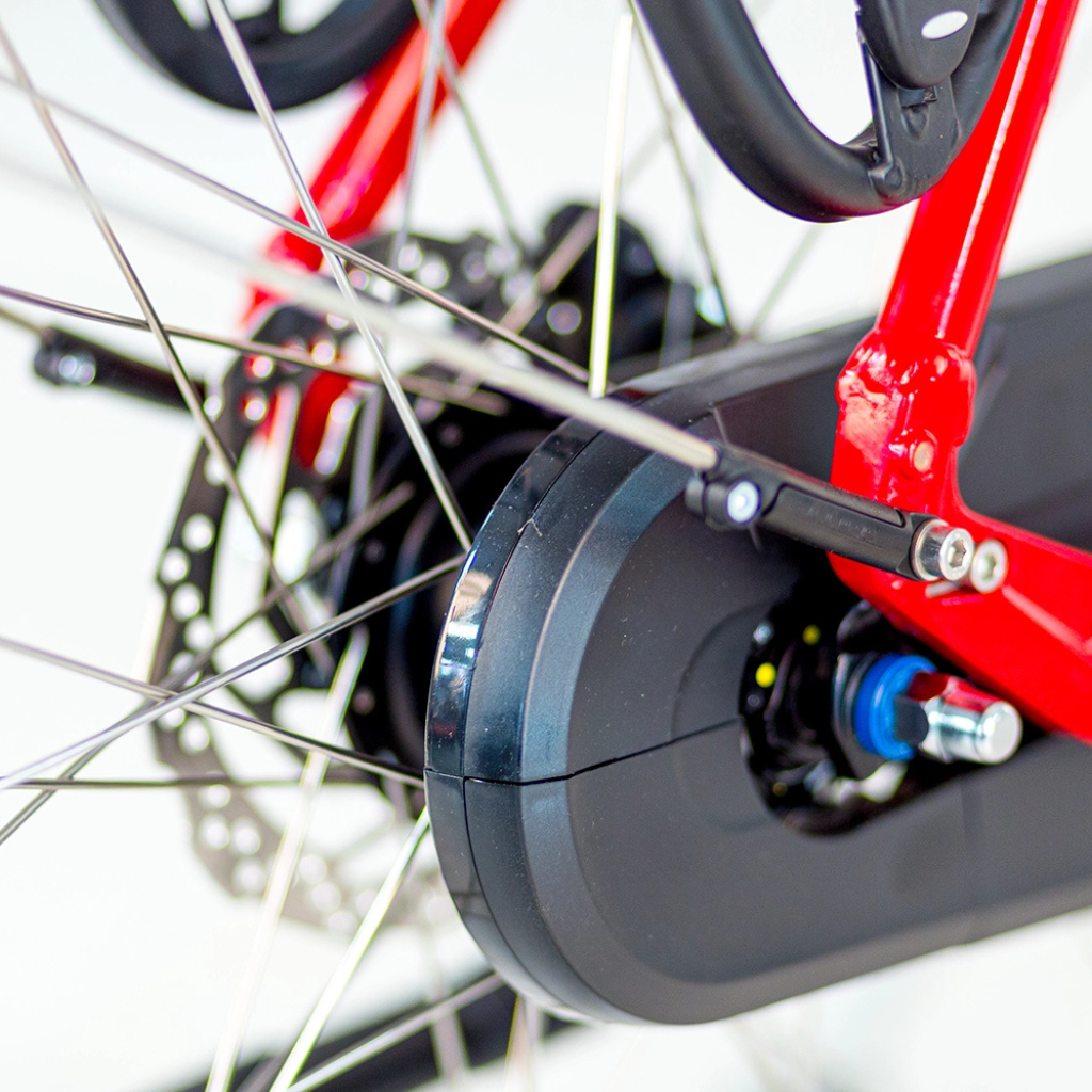 PUCH E-Modern N7 | Signal Red Glossy (Dames)