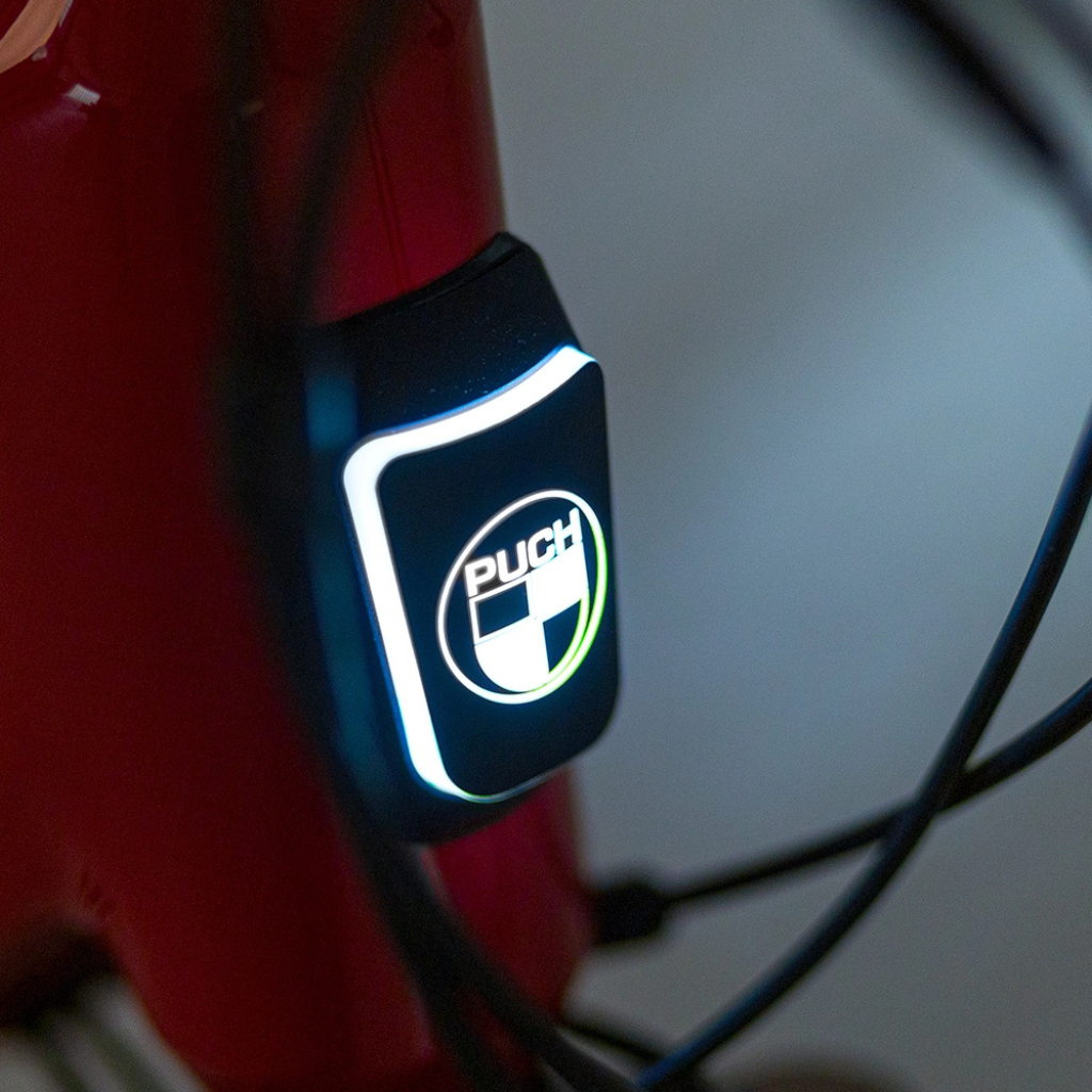 PUCH E-Modern N7 | Signal Red Glossy (Dames)