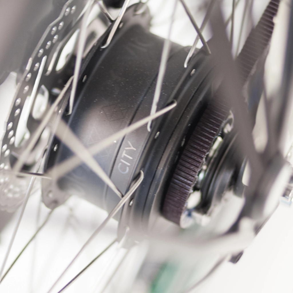 PUCH E-Zirkon Enviolo Belt | Silk Grey Matt (Dames)