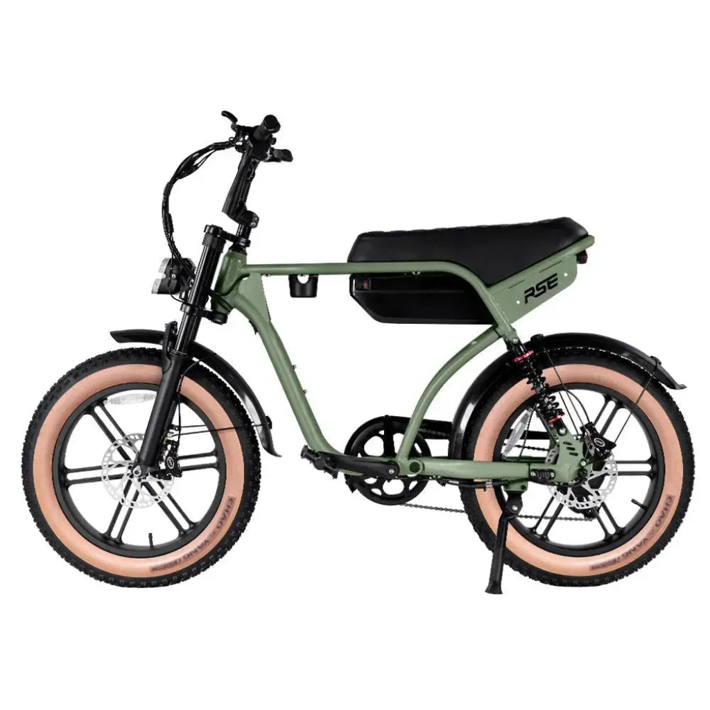 RSE Fatbike - Groen (incl. voetsteuntjes & alarm)