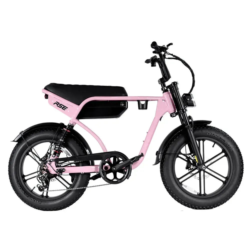 RSE Fatbike - Roze (incl. voetsteuntjes & alarm)