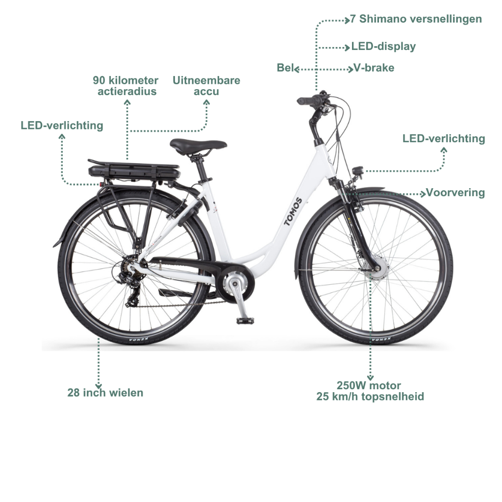 TOMOS EB 05 -  Glossy White